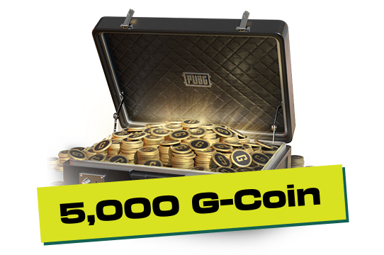 <span class="highlight">5,000 G-Coin</span><br>(20 Winners)