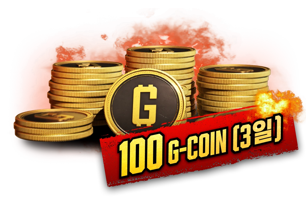 100 G-COIN (3일)